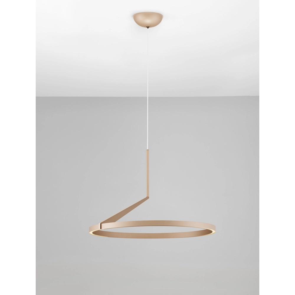 Design-Pendelleuchte Tilia mokkabraun
