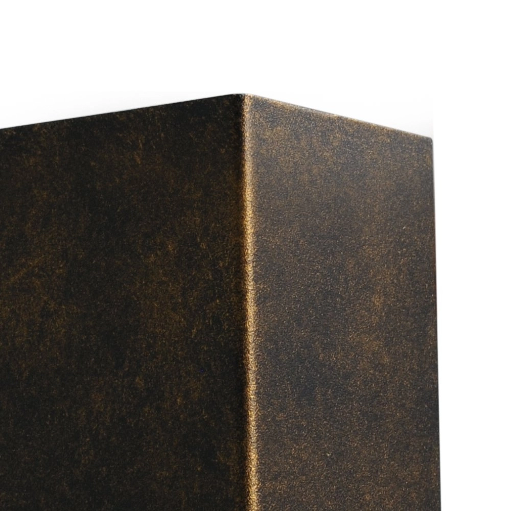 Wandleuchte Up - Down Metallico Schwarzgold geflammt Masterlight 8718121217154