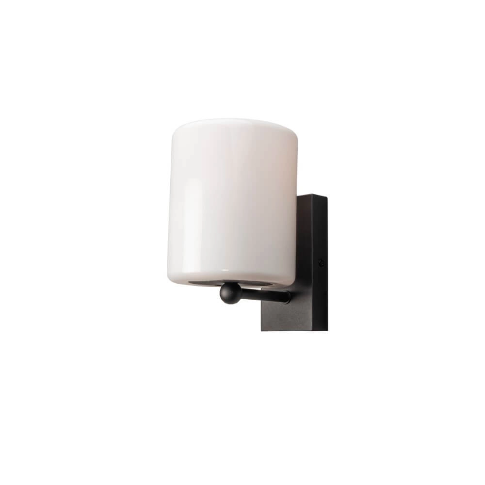 Wandlampe Portici schwarz mit weißem Fenster