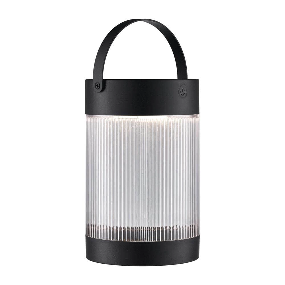 Tischlampe Coupar Schwarze Solarenergie Nordlux 5704924023446