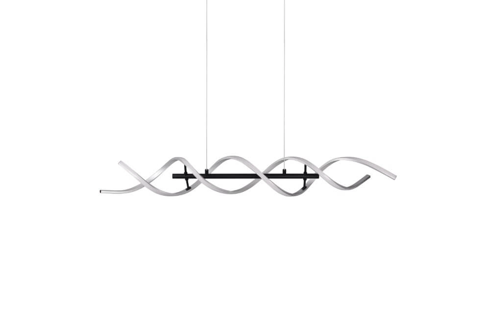 Design-LED-Hängelampe Sequence gebürstetes Metall Trio 4017807540710