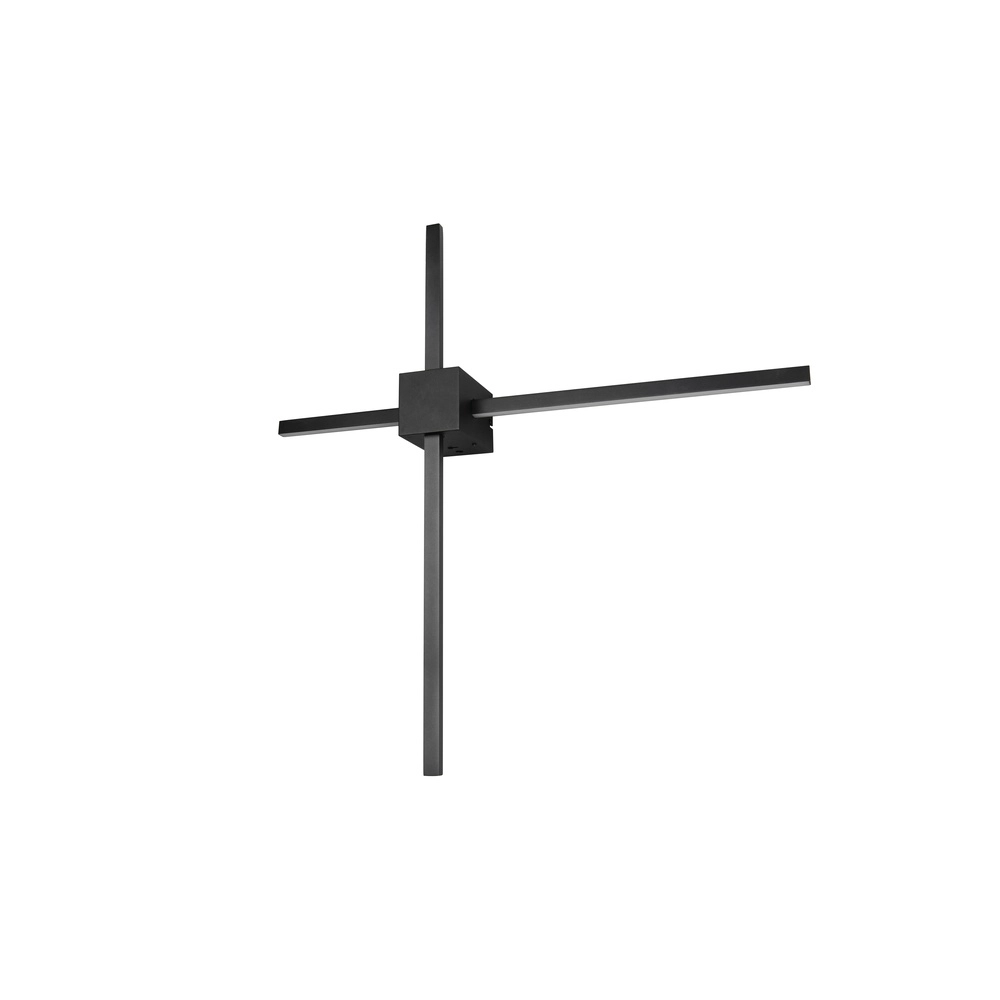 Moderne Wandlampe Cassino Schwarz 67,5 cm Trio 4017807683202