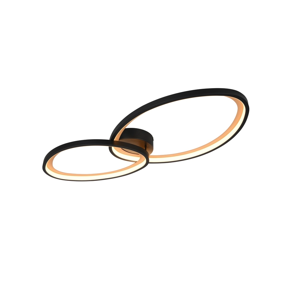 Moderne Deckenlampe Sivo S – schwarz
