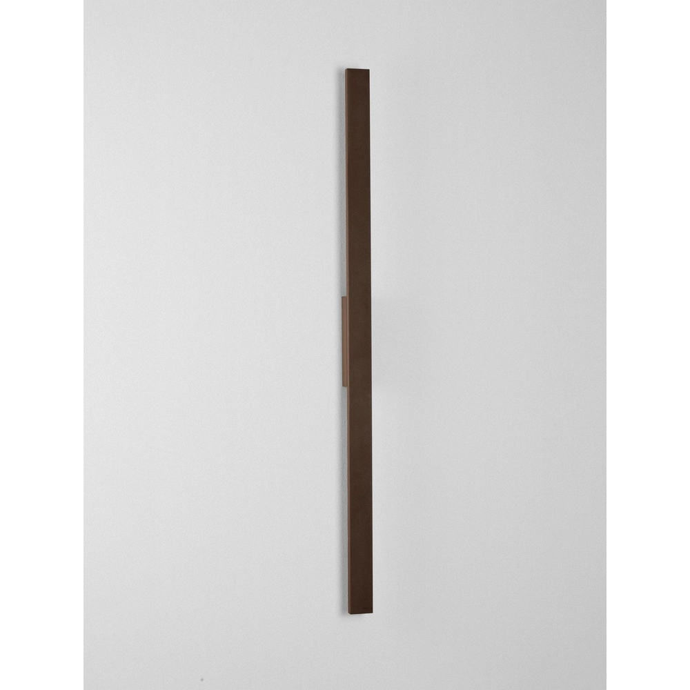 Schlanke Wandleuchte Doul Rostbraun 121cm Lyora 5212017472410