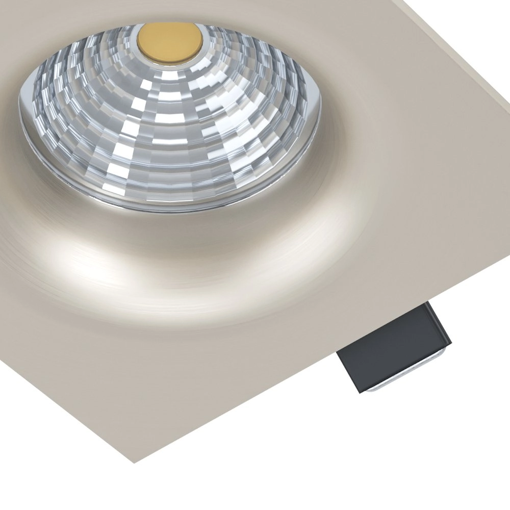 Quadratischer LED-Spot Saliceto 6W - 2700k - 8,8 cm Metallgrau Eglo 9002759984748
