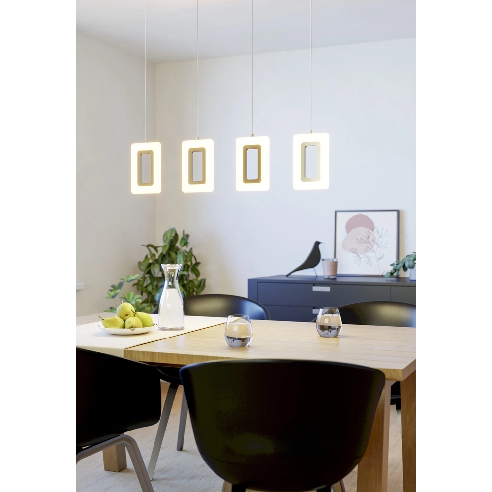 4-Licht Pendellampe Enaluri Nickel Eglo 9002759991074