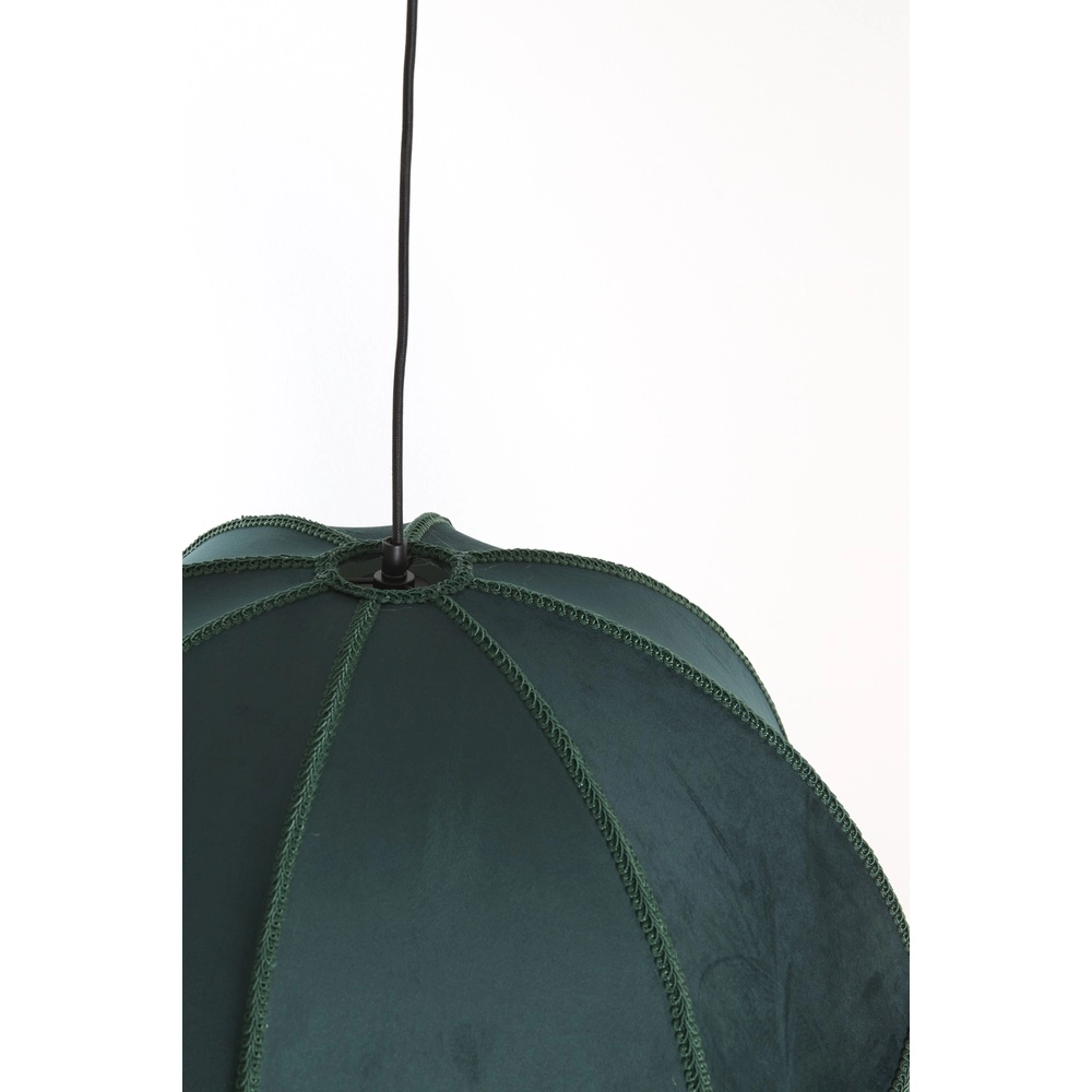 Pendellampe Malacia Ø 60cm – Samtgrün Light & Living 8717807759308