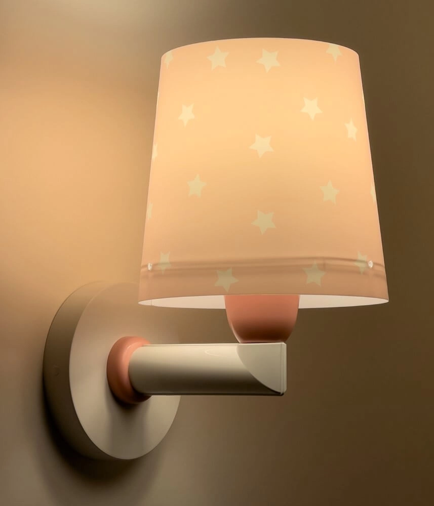 Kinderzimmer-Wandleuchte Star Light zartes Rosa Dalber 8420406001470