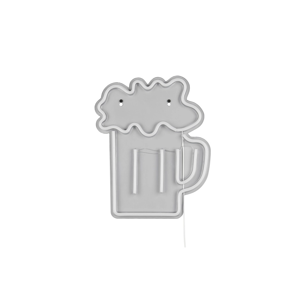 Neon-Wandleuchte Beer gelb Trio 4017807657470