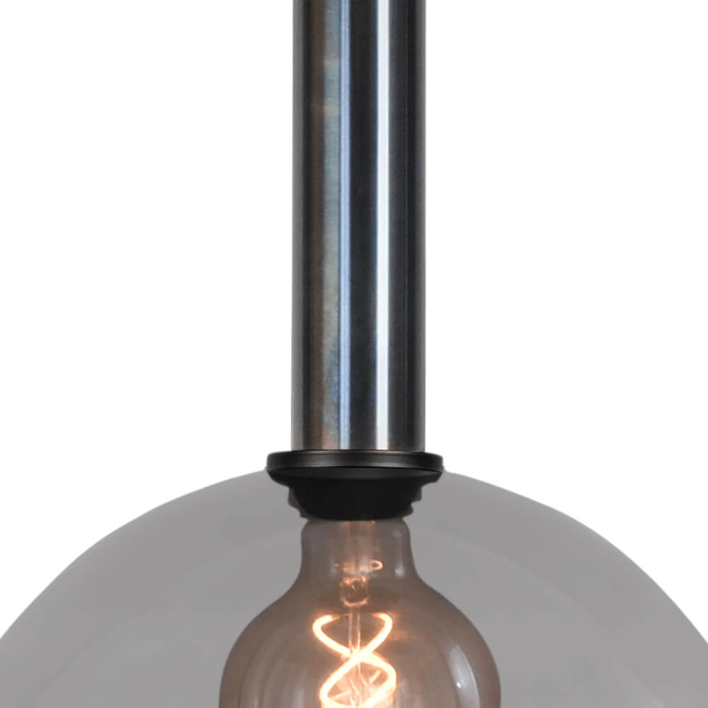 Hängelampe Ø 30cm Bella 2 Gesprenkeltes Öl mit Rauchglas Masterlight 8718121334226
