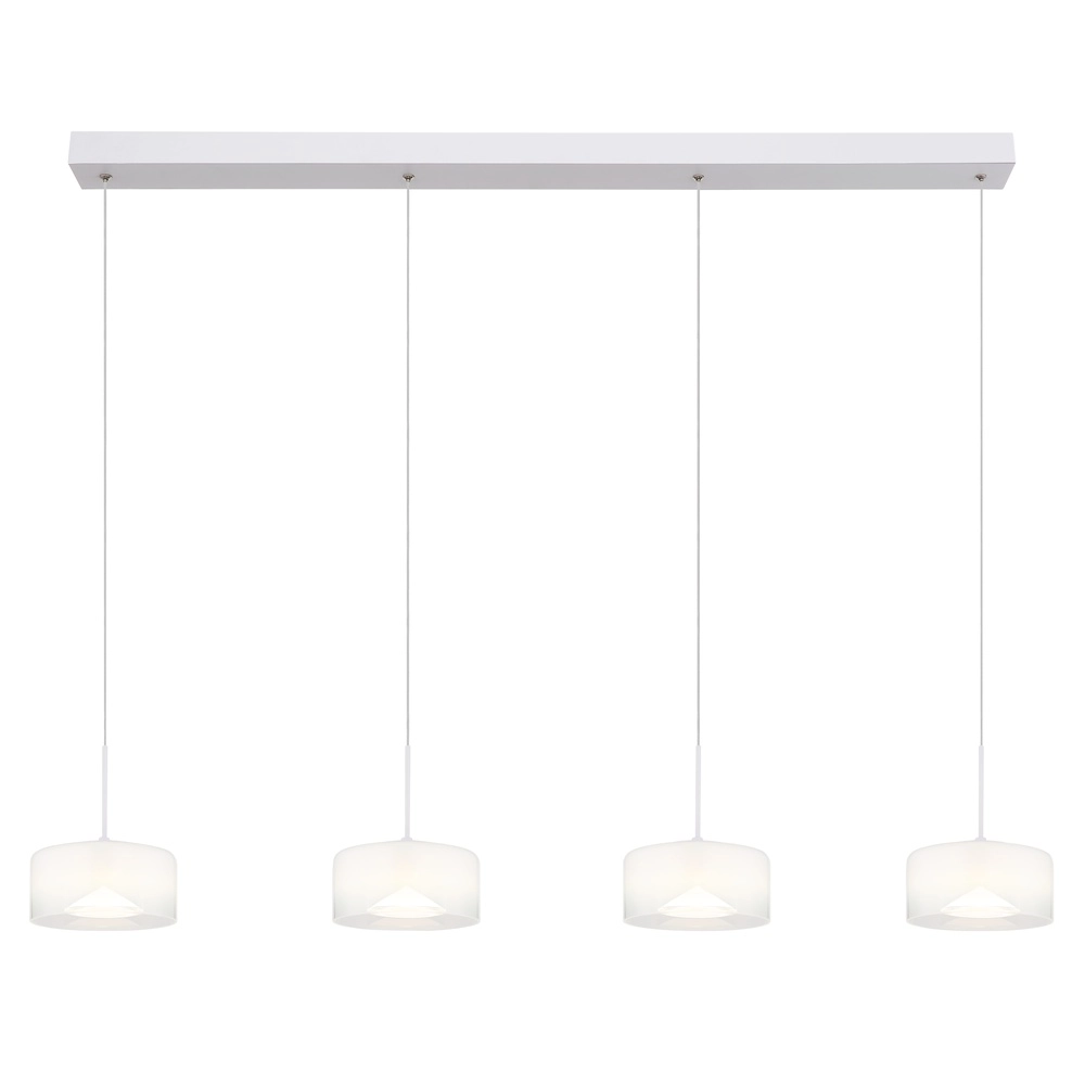 Design-Pendellampe Belinda 4-Licht weiß Globo 9007371533299