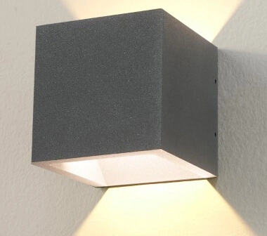 Anthrazit WandSpot Cube Artdelight 8719831736065