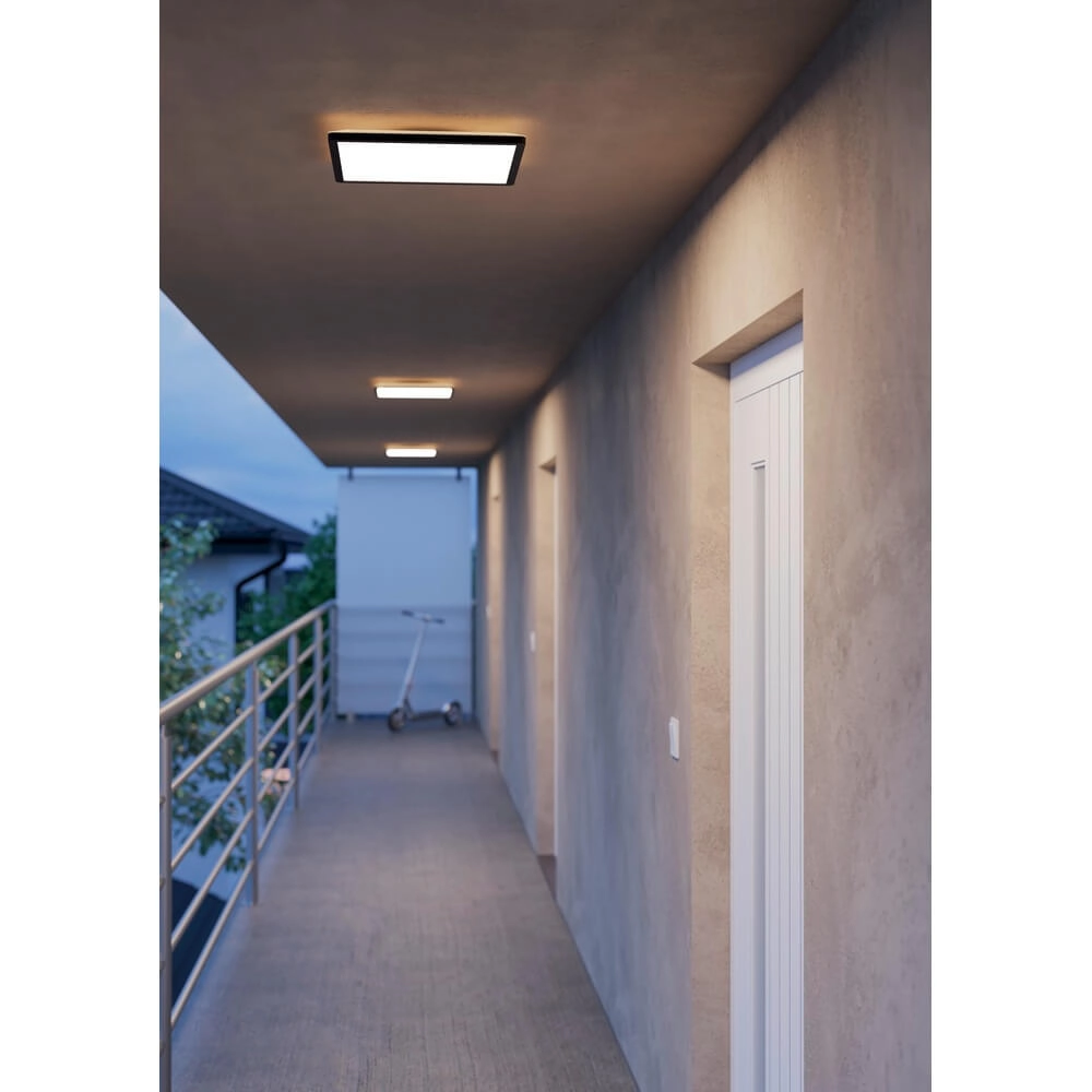 Deckenleuchte Minerario 39 x 39cm schwarz Eglo 9008606313594