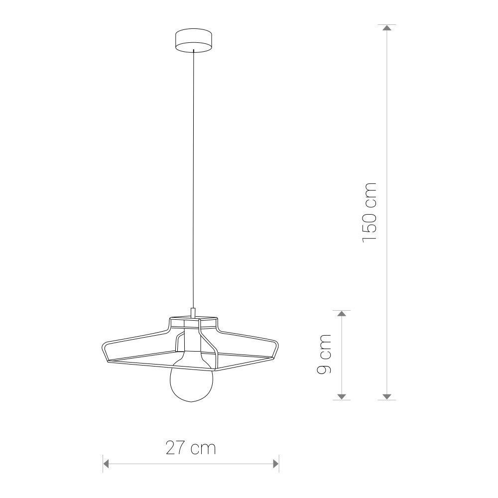Hängelampe Fiord Ø 27cm Lyora 5903139966795