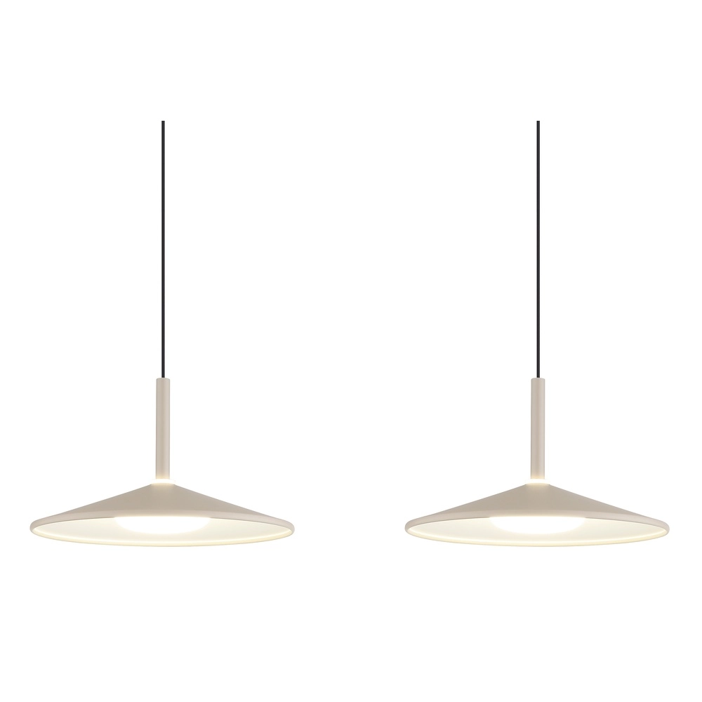 3-flammige Pendelleuchte Lampone Design sandbraun Globo 9007371572366