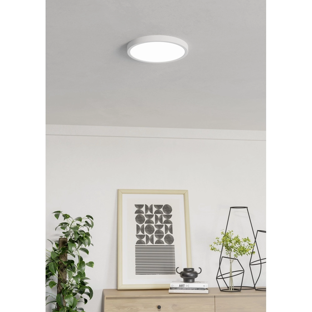 Deckenlicht IP44 Fueva 6-Z rund – weiß – Ø 27,8 cm Eglo 9008606330553