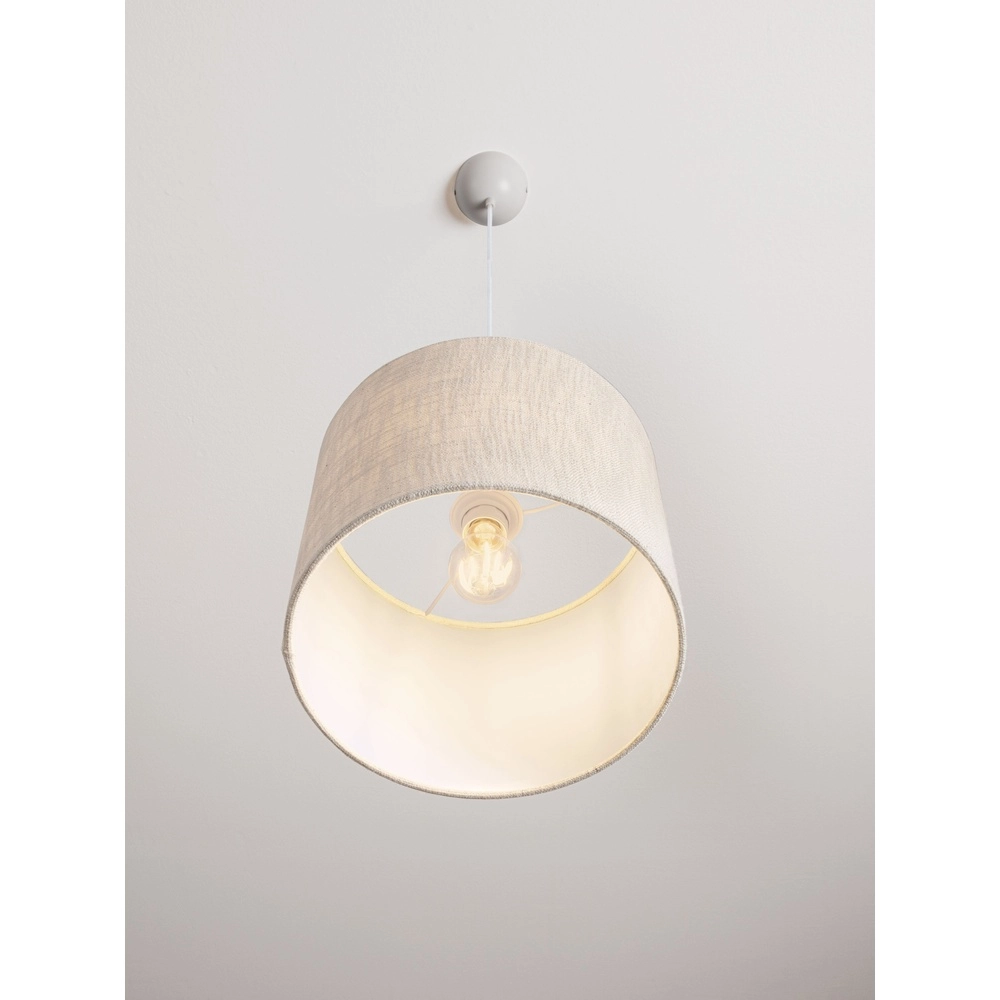 Leinen-Pendellampe Karen Ø 30cm Lyora 5212017493941