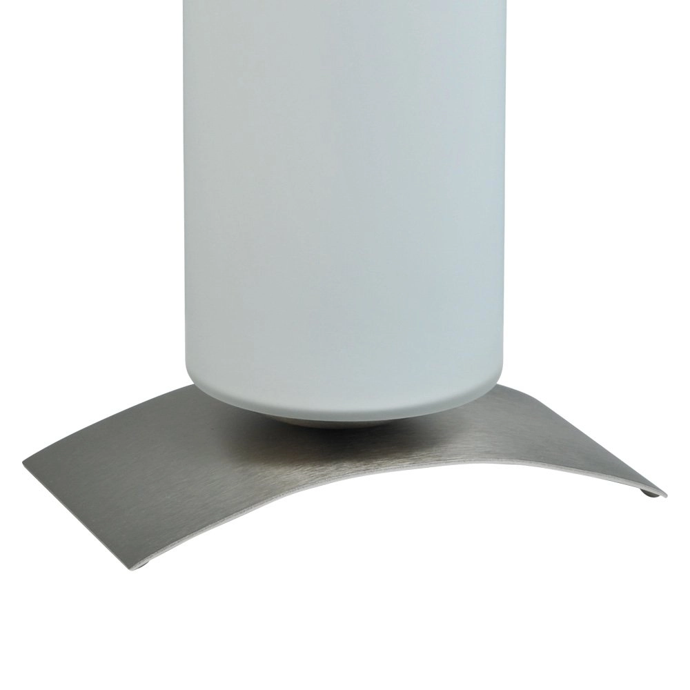 Tischlampe Oblica Round 39 cm Metallic-Grau Masterlight 8718121013237