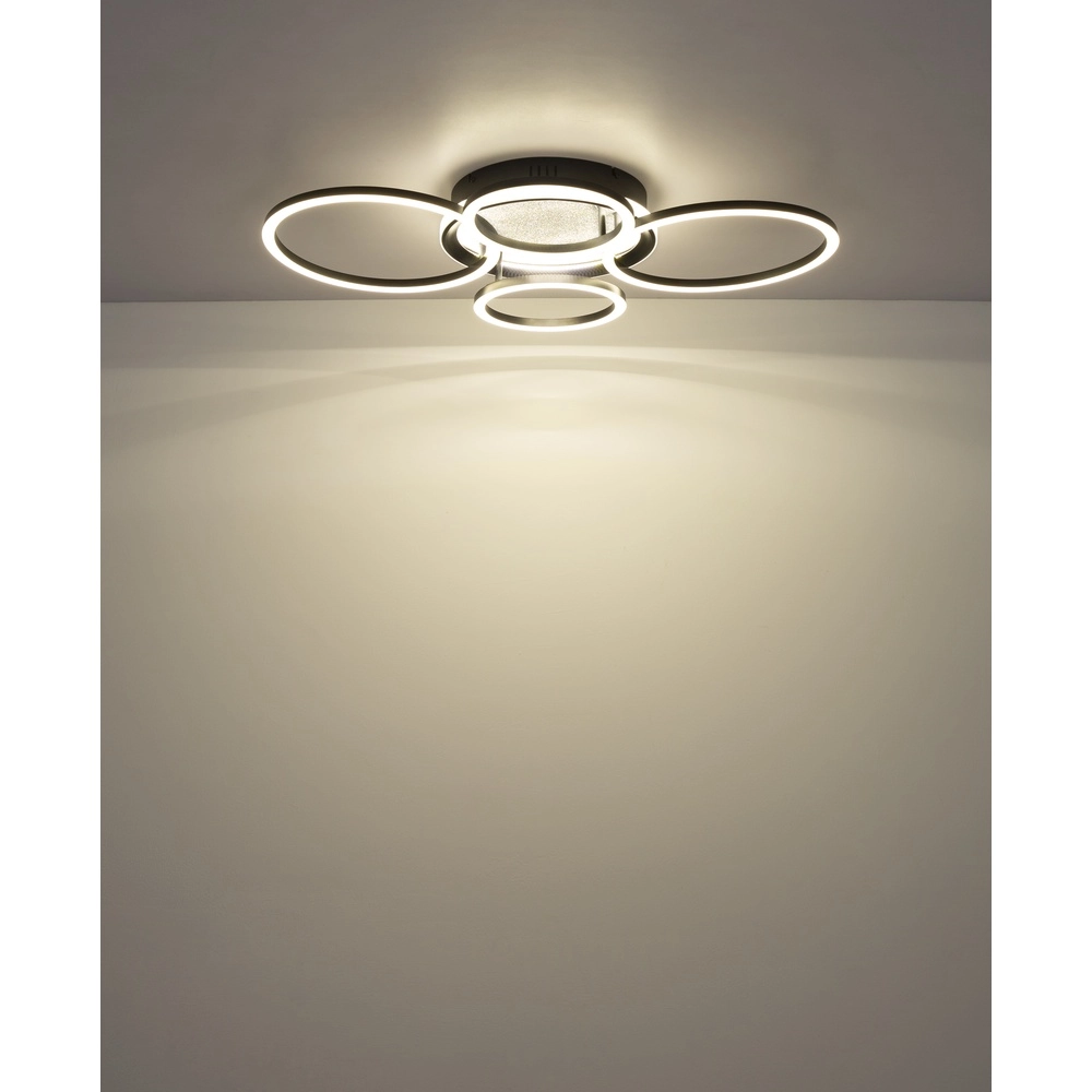 Design-Deckenlampe Alvis Schwarz Globo 9007371586363