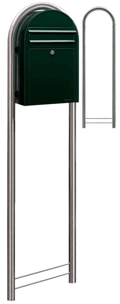 Briefkasten Classic 6064 Schwarz Grün Bobi 6417237001351