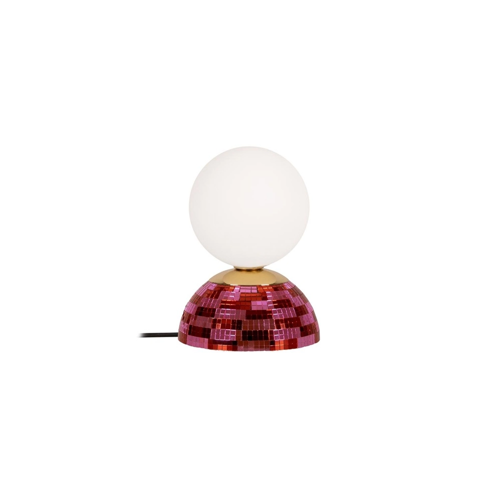 Tischlampe Glitzer Pink