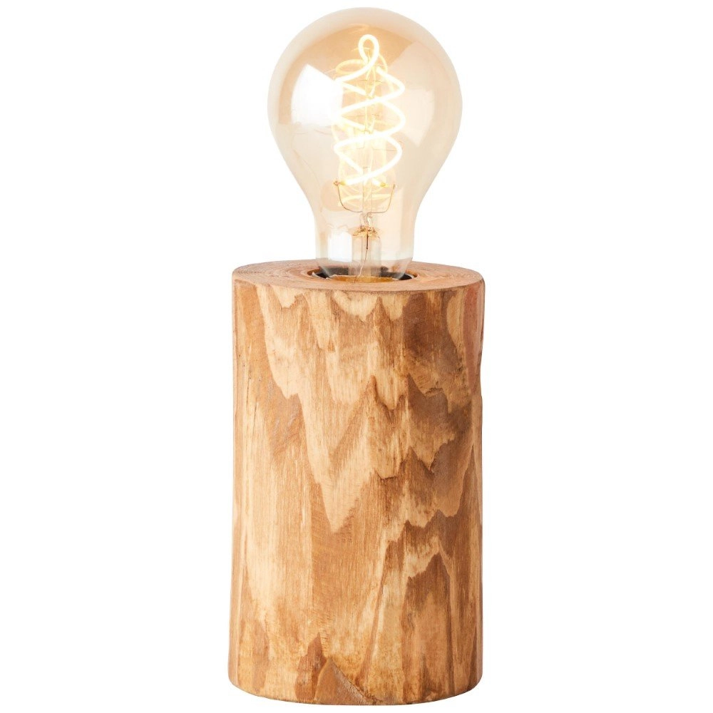 Tischlampe aus Holz Trabo 15cm Holz braun