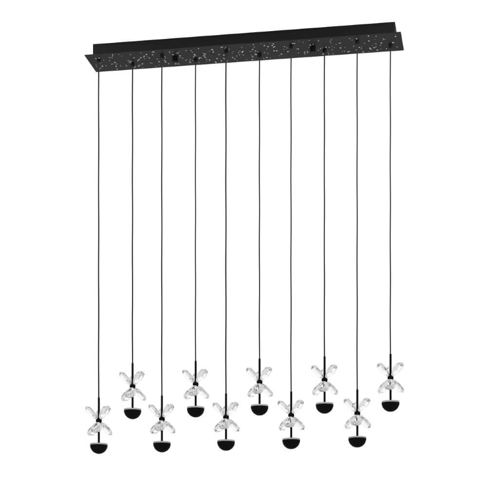 Schwarze Hängelampe Pianopoli 2 87cm x 12cm Stars of Light 9008606270224