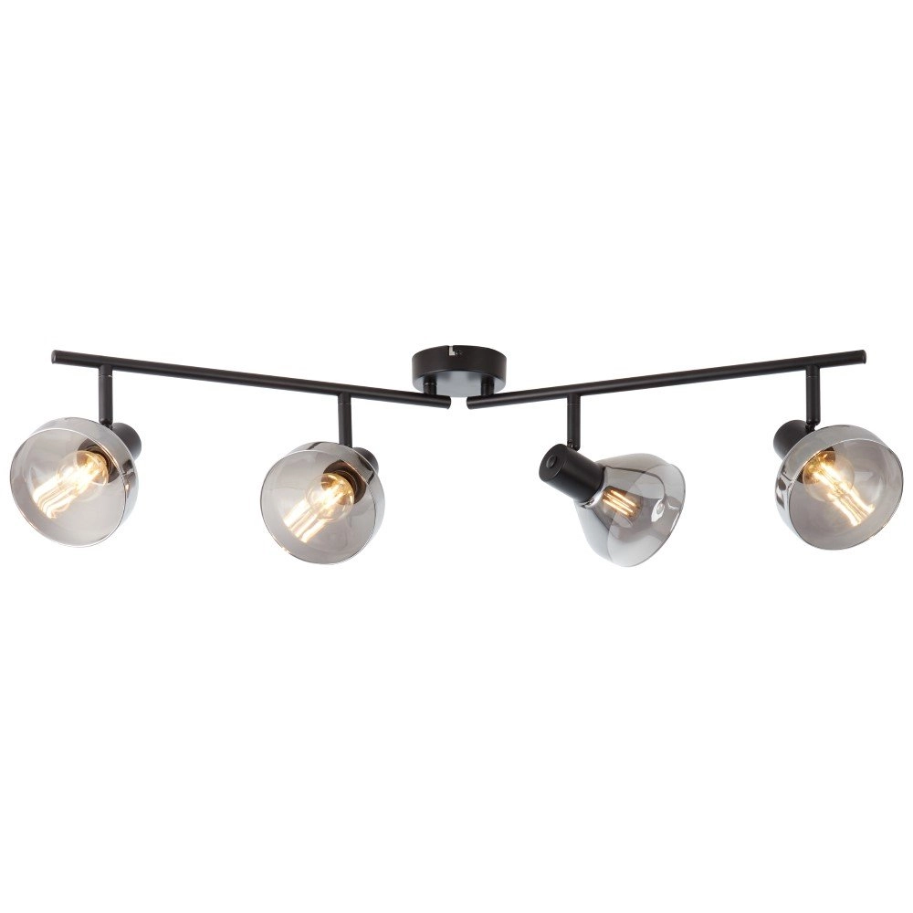 Deckenleuchte Reflekt 4-Licht schwarz Brilliant 4004353351730
