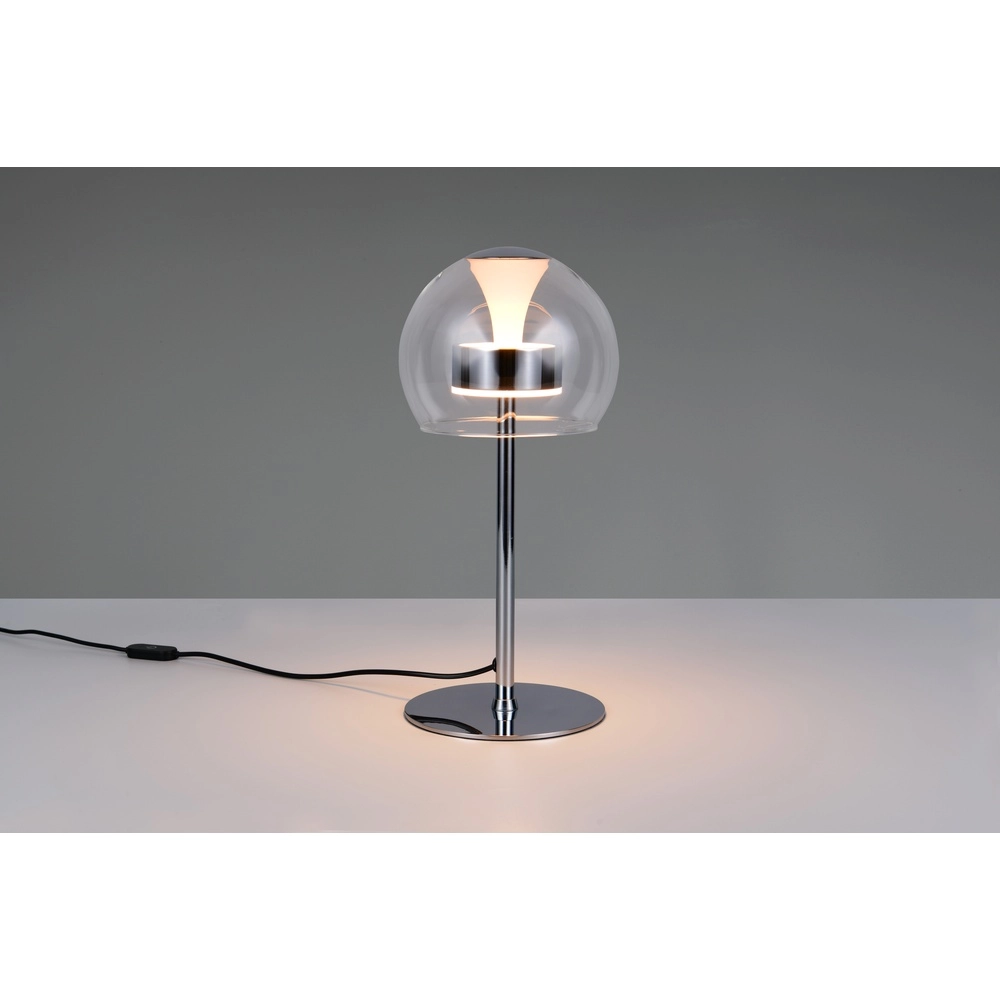 Tischlampe Flynt Chrom Trio 4017807671032
