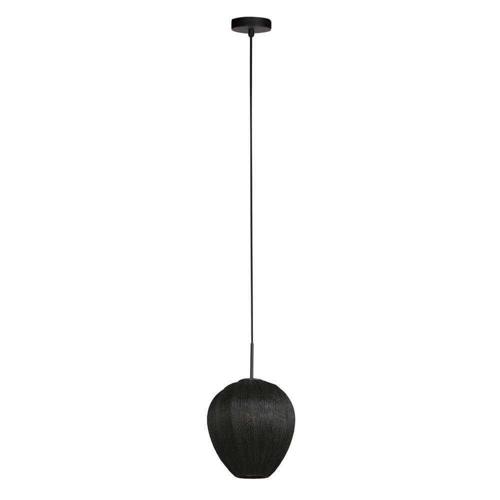 Pendelleuchte HaloSwap mit schwarzem Stoffschirm Ø 25cm Steinhauer 8712746179781