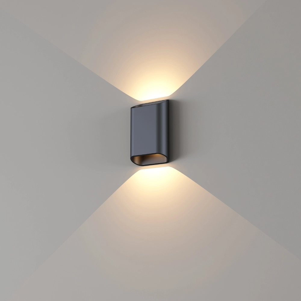 Design-Wandlampe Diaz-S schwach bis warmes Schwarz