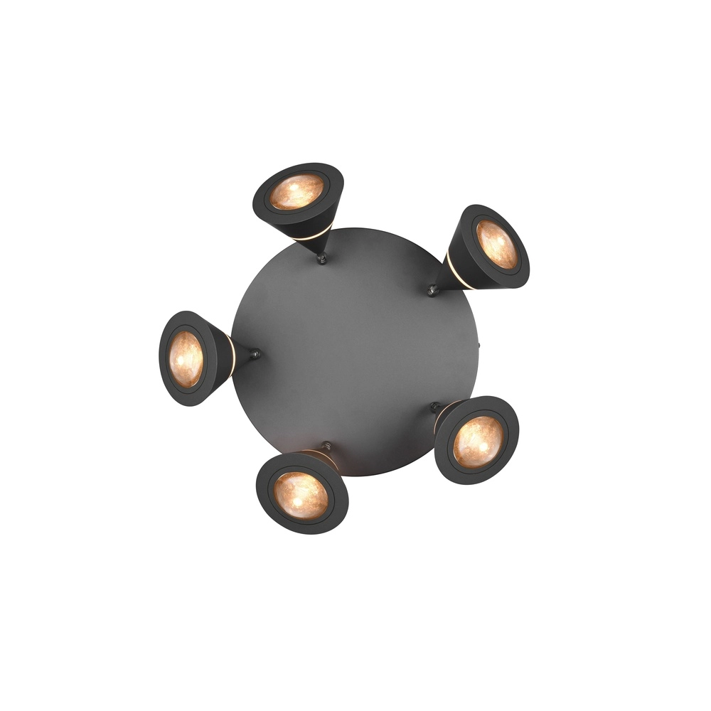 Deckenlampe Romeo schwarz Trio 4017807670417