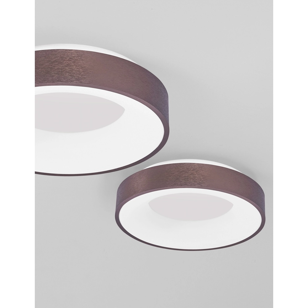 Deckenlampe Rando Thin kaffeebraun Ø 38cm Lyora 5212017420053