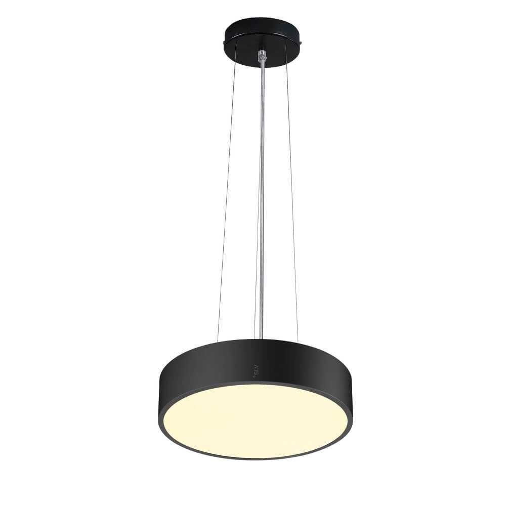 Deckenleuchte / Hängeleuchte Medo Pro 30 schwarz - CCT - 70g - Ø 28cm SLV 4024163277013