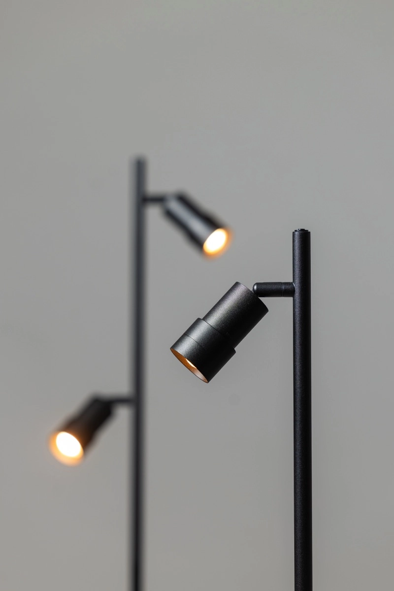 Doppelte LED-Leselampe Liam Schwarz ETH 8720195310662