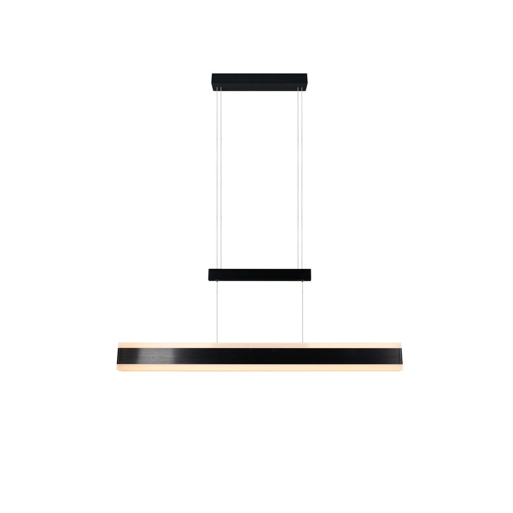Moderne Pendelleuchte Arcola 152cm schwarz Trio 4017807662016