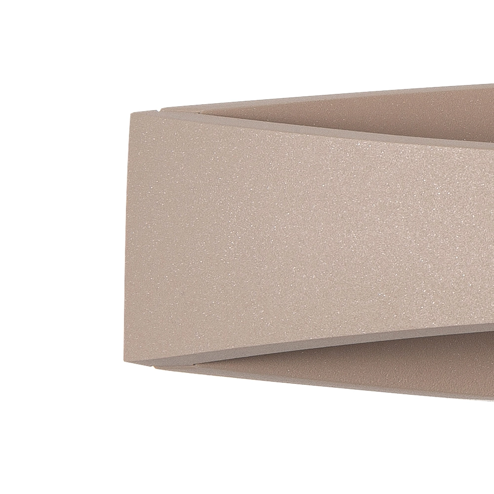 Schlanke Wandleuchte Medusa 35cm sandbraun Highlight 8718379050725