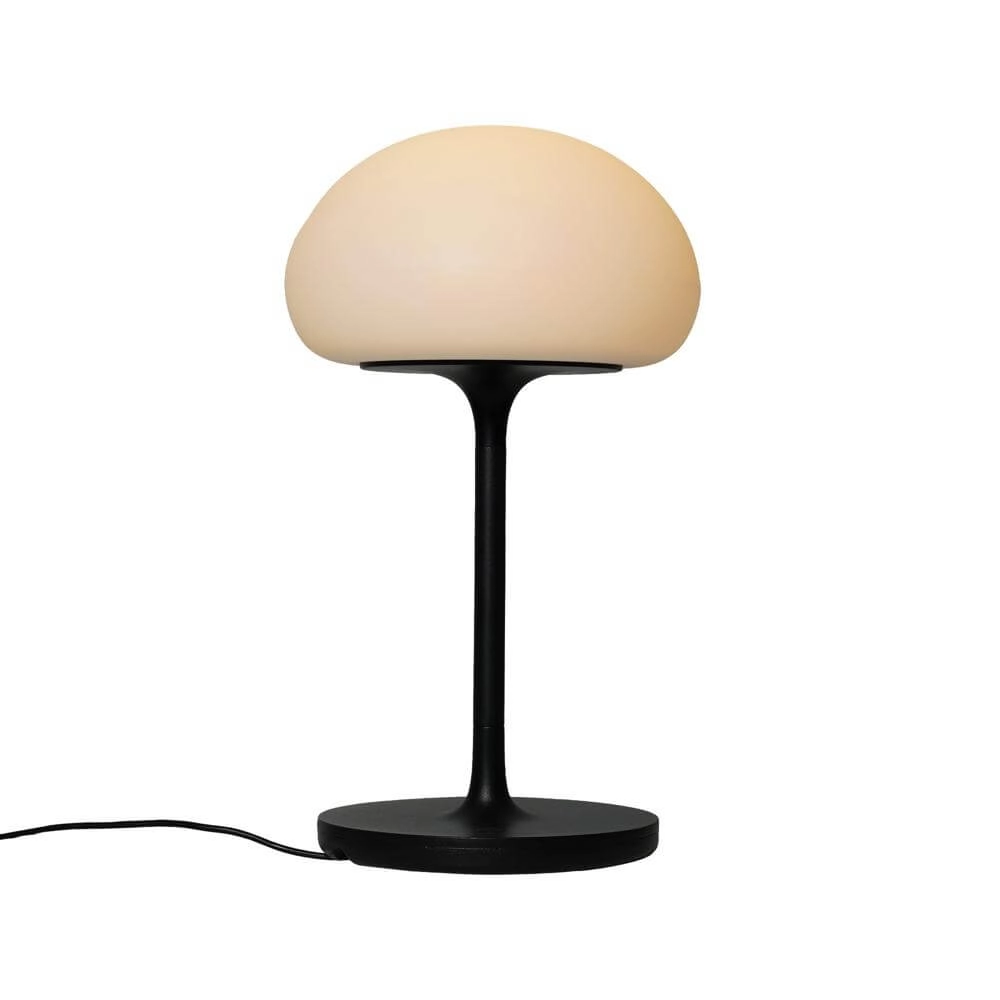 Tischlampe Sponge Schwarz mit Weiß wiederaufladbar Nordlux 5704924014956