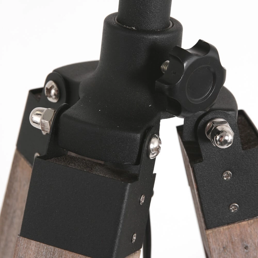 Stativ-Tischlampe Triek schwarze Kapuze Steinhauer 8712746152388