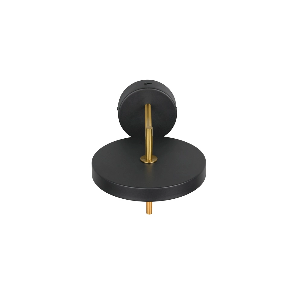 Moderne Wandleuchte Keaton schwarz mit gold Trio 4017807655742