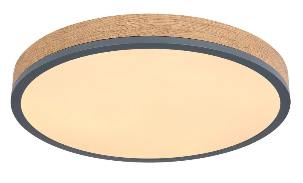 LED-Deckenleuchte aus Holz Doro Ø 45cm Globo 9007371430567