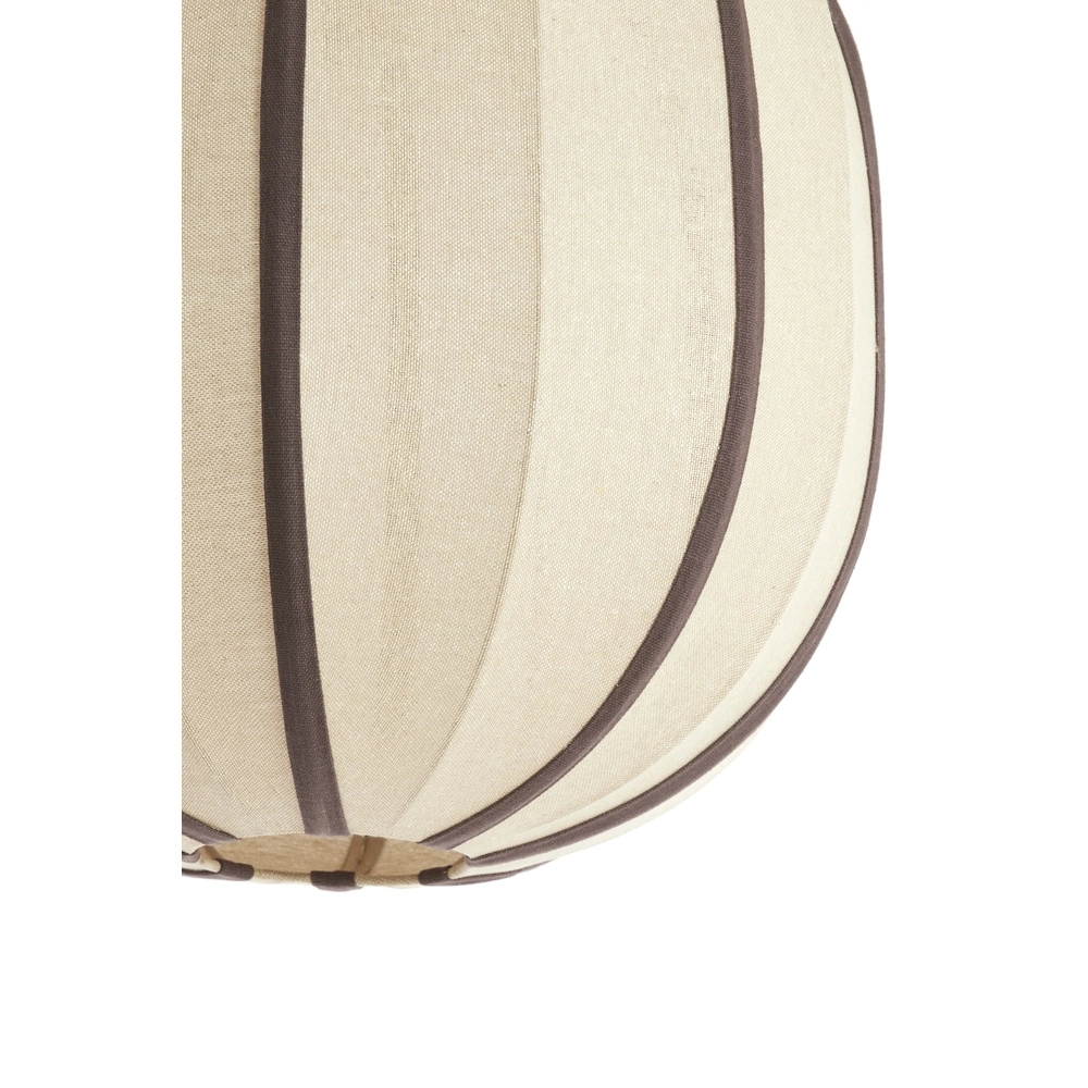 Japandi-Pendellampe Esmiria Ø 51cm – dunkelbraun Light & Living 8717807835958