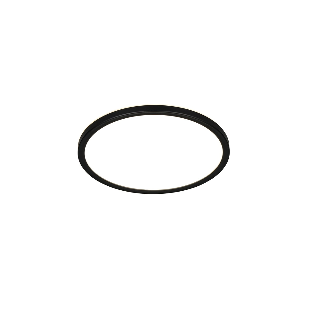 Runde Deckenlampe Emra schwarz Ø 29 cm Trio 4017807704143
