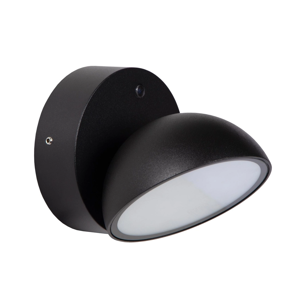 Design-Wandlampe Finn mit Sensor Schwarz