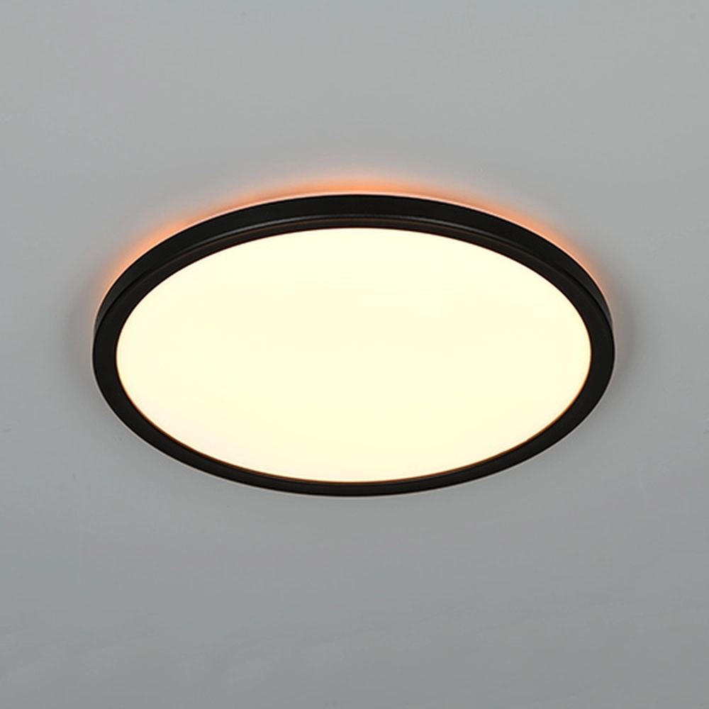 Runde Deckenlampe Emra schwarz Ø 29 cm Trio 4017807704143