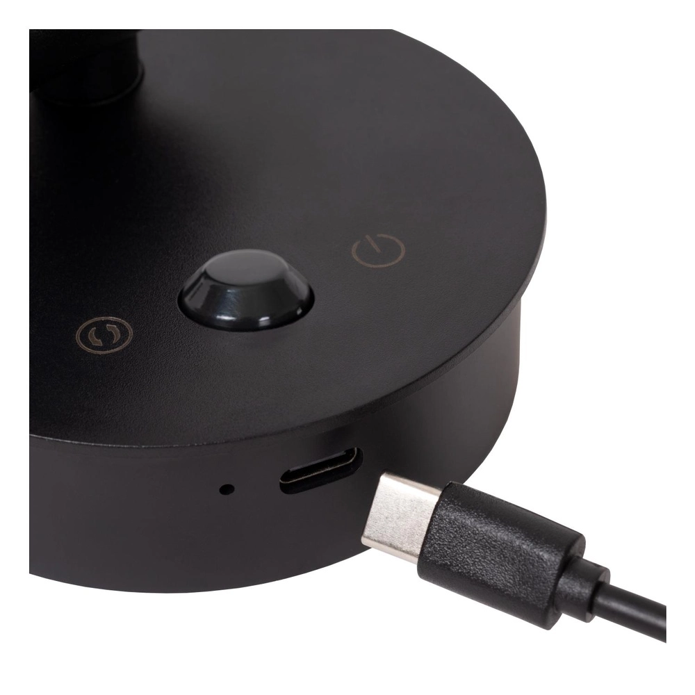 Wiederaufladbare Wandlampe mit Sensor Toni magnetisch metallisch-grau Lucide 5411212290564