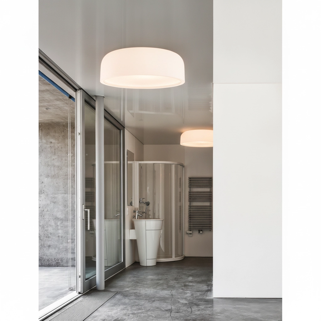 Design-Deckenleuchte Perleto weiß Ø 48cm