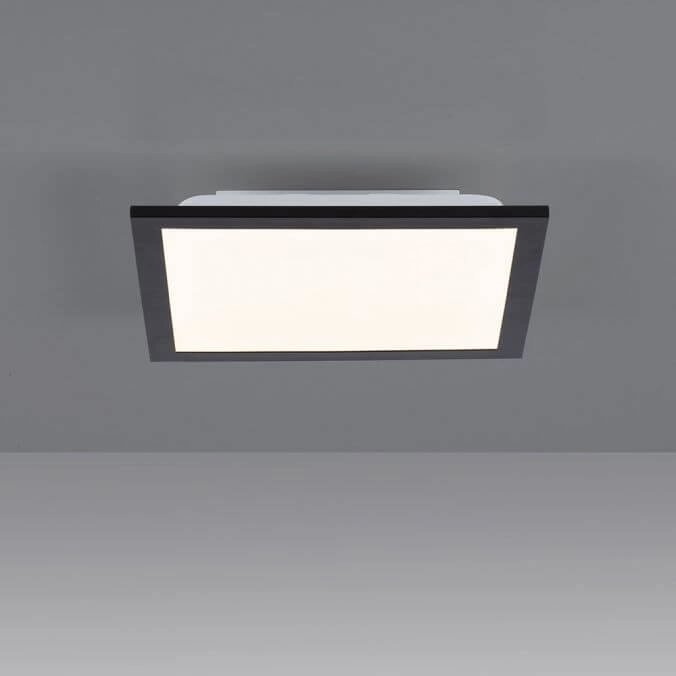 LED-Deckenleuchte Flat 30 x 30 cm schwarz Paul Neuhaus 4043689982072