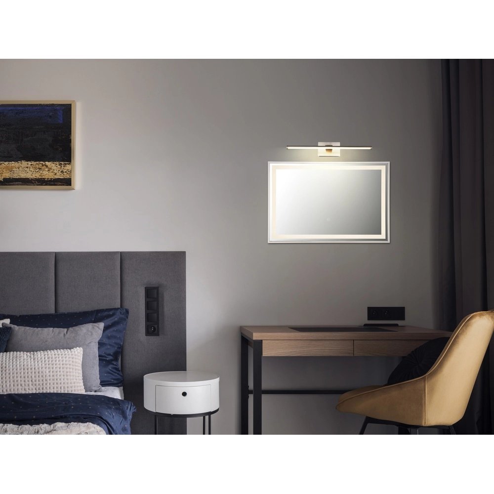 Bildlampe Jaime I Nickel Globo 9007371513659