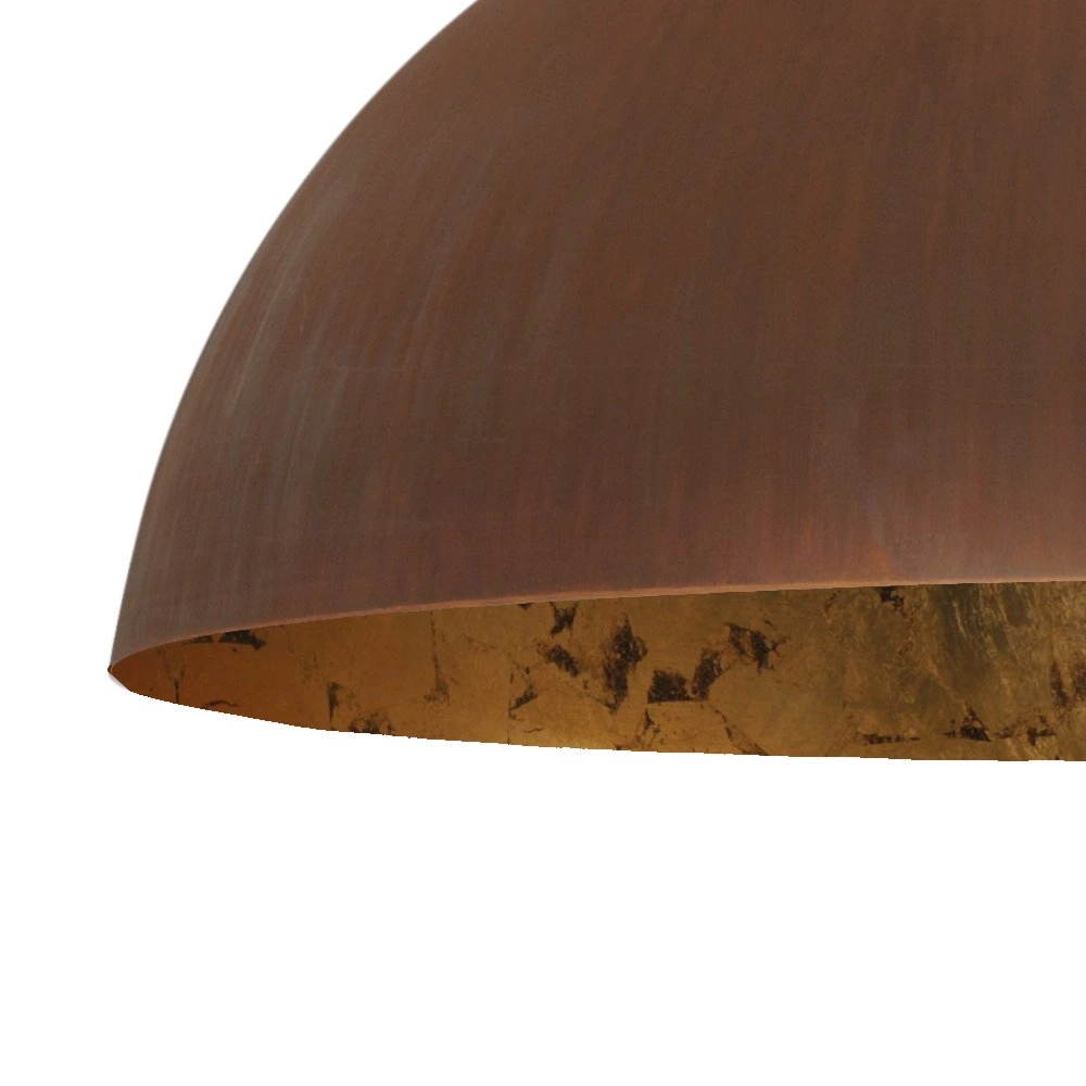 Harte Pendelleuchte Rost Industria Gold 80 Masterlight 8718121120201